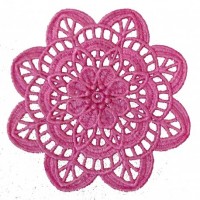 Teratai Doilies solid - 4 pcs set